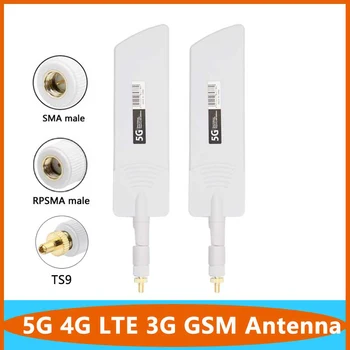 Широкополосная Антенна маршрутизатора 5G 4G LTE 3G GSM TS9 SMA, Внешняя антенна Omni WiFi, Беспроводная сетевая карта с высоким коэффициентом усиления