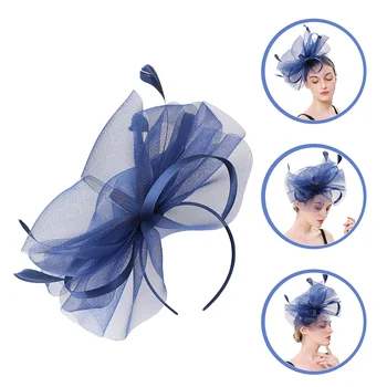 Шляпа-заколка-чародейки для женщин, свадебный сетчатый головной убор для банкета