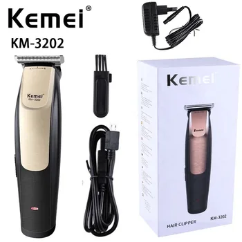 Электрический парикмахерский триммер Kemei KM-3202 Профессиональный беспроводной триммер 2 в 1