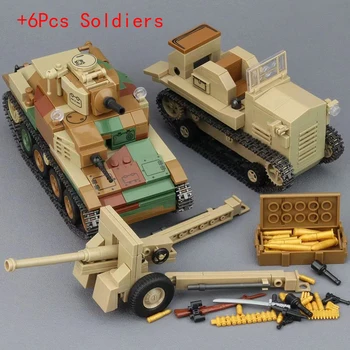 Японская армия, Военный 89-й 92-й Гусеничный боевой танк, Тяжелая бронированная машина, Оружие, Строительные блоки, Кирпичи, Классические модели игрушек